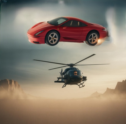 Hung in the air over the helicopter, looped in a surreal arc, pressed into my chest with terrifying force, and thengentlylanded back on the asphalt